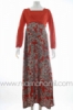 gamis kaos krah v orange  GMS 95  medium